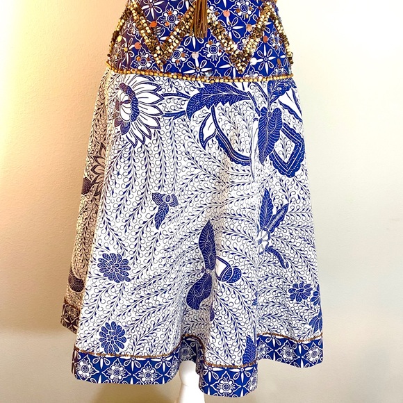 Haven Bleu Beaded Boho Gypsy Skirt - Picture 5 of 13